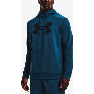 Under Armour Herren Hoodie Fleece Big Logo Hd Blu 1360659 Blau-M