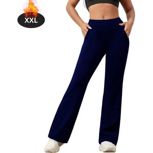Bovista Trainingsbroek Dames - Sportbroek - Trainingsbroek Lang - Trainingspak - Sportkleding - Marineblauw - S