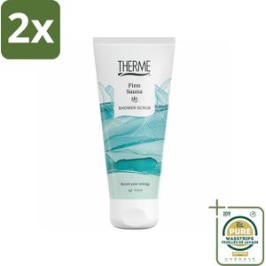 Therme - Finn Sauna - Douche Scrub - Verfrissend - Verzorgend - 200ml - Voordeelverpakking - 2 stuks - Eucalyptus - Menthol