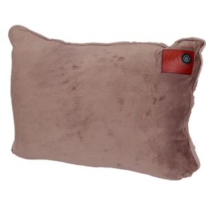 Nikki Amsterdam | The.Pillow | Taupe | Bruin | Duurzaam | Draadloos | 60 x 45 x 18cm | Infrarood | Warmtekussen | In en Outdoor | Loungekussen | incl 16.000 mAh Powerbank | Gebruiksduur: tot 14 uur