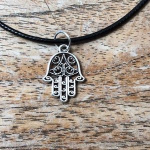Wellness-House | Veterketting Fatima Handje | Hamsa Ketting | Bescherming | Zen | Unisex