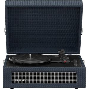 Crosley Voyager Portable Retro Platenspeler - Navy BLUETOOTH IN/OUT