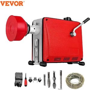 Ontstopper - Ontstoppen Afvoer - Gootsteenontstopper - Elektrische Ontstopper - Ontstopmachine - Riool Ontstopper - 390W - Mangaan Staal