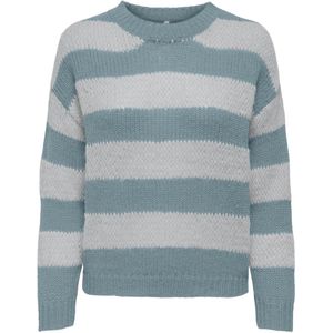 ONLY - ONLCAMEL LIFE LS STRIPE O-NECK CS KNT - Meisjes - Gebreide truien