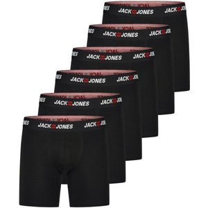 Jack & Jones Heren Boxershorts JACCORP LOGO BOXER BRIEFS 6 6 Pack Zwart S