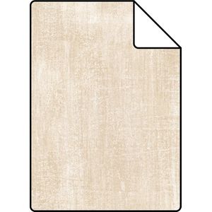 Proefstaal ESTAhome behang betonlook zand beige - 148765 - 26,5 x 21 cm
