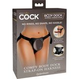 Pipedream - Comfy Body Dock Harness - Strap On Harness Zwart