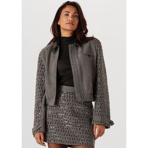 AAIKO Lieke Pes 255 Jassen Dames - Winterjas - Grijs - Maat XS