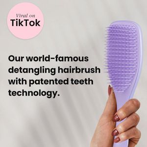 Ontwarrende Haarborstel voor Natuurlijk Krullend Haar 3C tot 4C – Paarse Passie