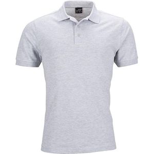 James and Nicholson Heren Elastisch Piqué Poloshirt (Grijze Heide)