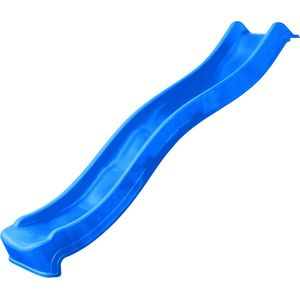 Losse Glijbaan Blauw 2,2 meter (voor platformhoogte 120 cm) | Aanbouwglijbaan voor o.a. speeltoestel, speelhuisje | Plastic / Kunststof / HDPE