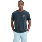 Dockers Graphic A11030302 T-shirt Met Korte Mouwen Blauw S Man