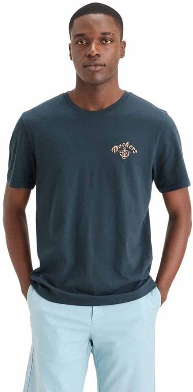 Dockers Graphic A11030302 T-shirt Met Korte Mouwen Blauw S Man