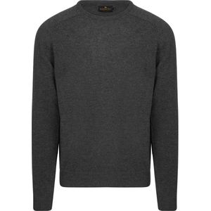 Steppin' Out Trui Lamswol Antraciet - Maat XL - Heren