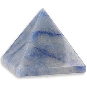 Ruben Robijn Blauwe kwarts piramide 25 mm edelsteen