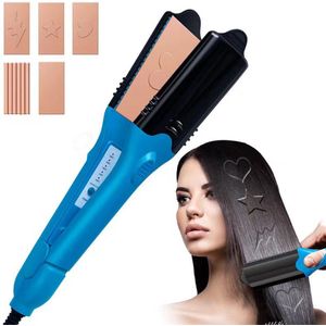 CHIWIN 5 in 1 Stijltang - Krultang - Multifunctionele Haarstyler met 3D Ontwerp - 5 Temperatuurstanden - Reisformaat Haar Tool voor Steilen en Krullen