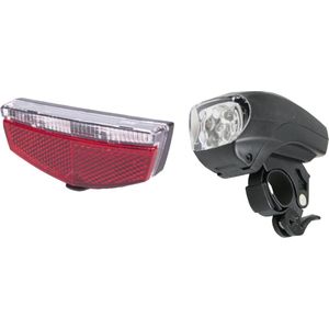 Benson Fiets achterlicht / voorlicht - fietsverlichting - 2x - LED universeel