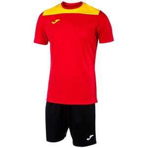 Joma - Set Phoenix II - Sportshirts - Rood Geel Zwart