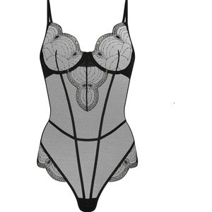 Hunkemöller Dames Lingerie Body Ruby - Zwart - maat C75