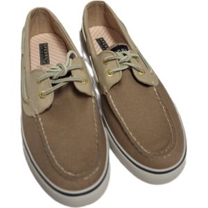 SPERRY BOOTSHOE-CANVAS-STONE/OAT-SIZE 39.5