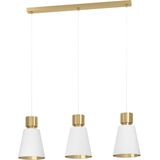 EGLO Aglientina Hanglamp - E27 - 90 cm - Koper-Geborsteld/Wit