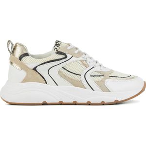 Lina Locchi Sneakers Dames - Lage sneakers / Damesschoenen - - Cibel-29 - Wit combi - Maat 42