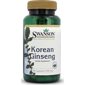 Swanson Health Korean Ginseng 500mg