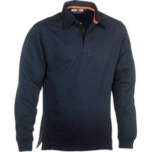 Herock Troja Poloshirt Lange mouwen essentials (1501) - Marine Marine