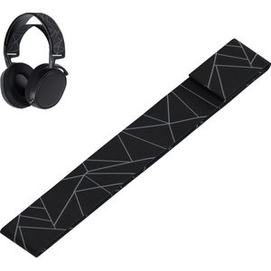 Hoofdband - Zwart - Elastische Stof - Geschikt voor SteelSeries Arctis 7 en Pro