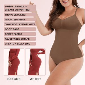 Style Solutions | Seamless Corrigerende Body | One24 XL/2XL Bruin