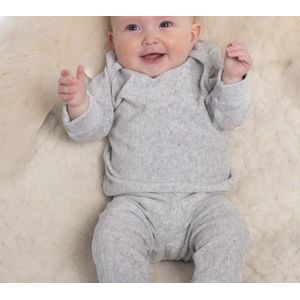 My First Eskimo Baby Pyjama Ezra - Grijs - Maat 86/92 - Cadeauset