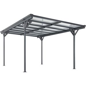 Terrasdak / Carport - Platdak - 5 x 3 m - Donkergrijs