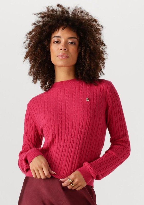 Fabienne Chapot Charlotta Pullover Truien & vesten Dames - Sweater - Hoodie - Vest- Fuchsia - Maat XS