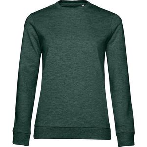 B&C Dames/dames Set-in Sweatshirt (Donkergroene heide)