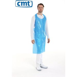 CMT PE schort op blok blauw geruwd 125 x 80 cm 60 my - Blauw / One size