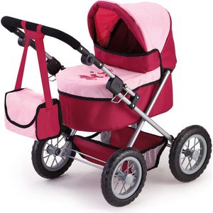 Bayer - Poppenwagen Trendy - Rood en Roze (13014AA)