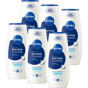 NIVEA - Derma Control Defend - Douchegel - 250ml - Voordeelverpakking - 6x250ml