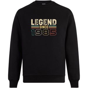 Legend Since 1985 Trui - Verjaardag en feest cadeau - Cadeau tip - 40 jaar cadeau - 40 jaar - Trui - 1985 - Heren - Vader Cadeau - Maat S