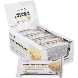 Body & Fit Perfection Bars Crunchy - Proteïne Repen - Witte Chocolade Cookie - 12 eiwitrepen