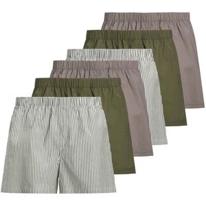 Jack&Jones Geweven boxershorts JACMILANO WOVEN BOXERS 6 PACK Set van 6