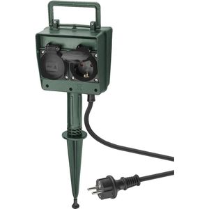 4-voudige Tuincontactdoos IP44 - Spatwaterdicht en Geschikt voor Buiten