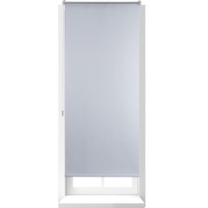 Relaxdays thermo rolgordijn wit - isolerend - zonder boren - verduisterend - diverse maten - 70x160cm