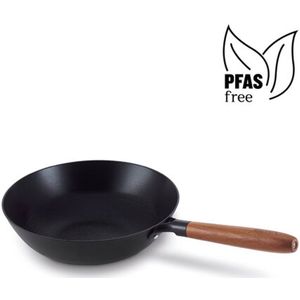 BEKA - MANDALA - Wokpan - Zwart - 24 cm - Gietaluminium