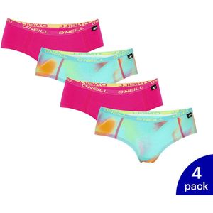 4-Pack O'Neill Dames Hipster Blend Ondergoed 801762 - Roze / Blauw - Maat S