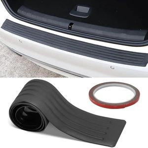 Beschermlijst Achterbumper 90CM - Bescherm Strip Kofferbak - Kofferbak Beschermer - Kofferbak Bescherming - Dorpelbeschermer Voor De Kofferbak - Voor de Meeste Auto's, SUV's - Zwart - 1 Stuk