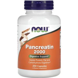 NOW FOODS PANCREATIN 2000 (200mg 10X) 250 CAPS