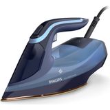 Philips DST8020/20 strijkijzer Stoomstrijkijzer SteamGlide Elite-zoolplaat 3000 W Blauw