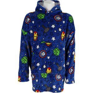 Marvel Avengers Snuggle - Hoodie - Fleecedeken - Poncho - Volwassen (One Size) - Flanel - Polyester