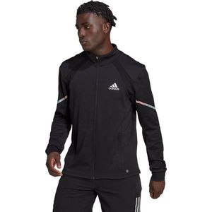Adidas Everydayrun Knit Jasje Zwart M Man