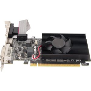 1 GB DDR3 Grafische Kaart - 64-bits - 589 MHZ - Stille Koelventilator - DVI VGA HDMI-interface - PCI Express 2.0x16 - Ideaal voor Kantoor en Gaming